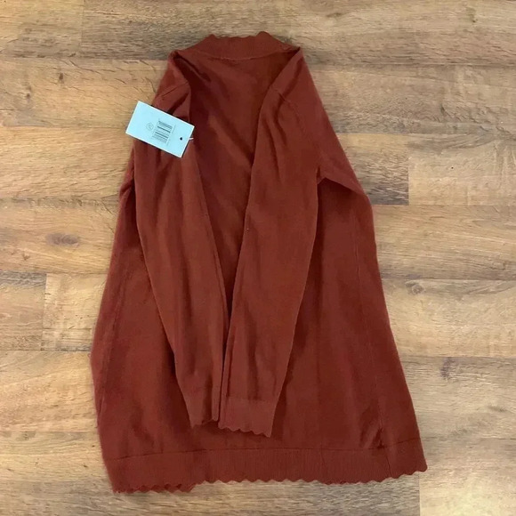 Evolution Open Front Long Sleeve Womens Sweater Cardigan‎ Size Small Petite NWT - Picture 6 of 6